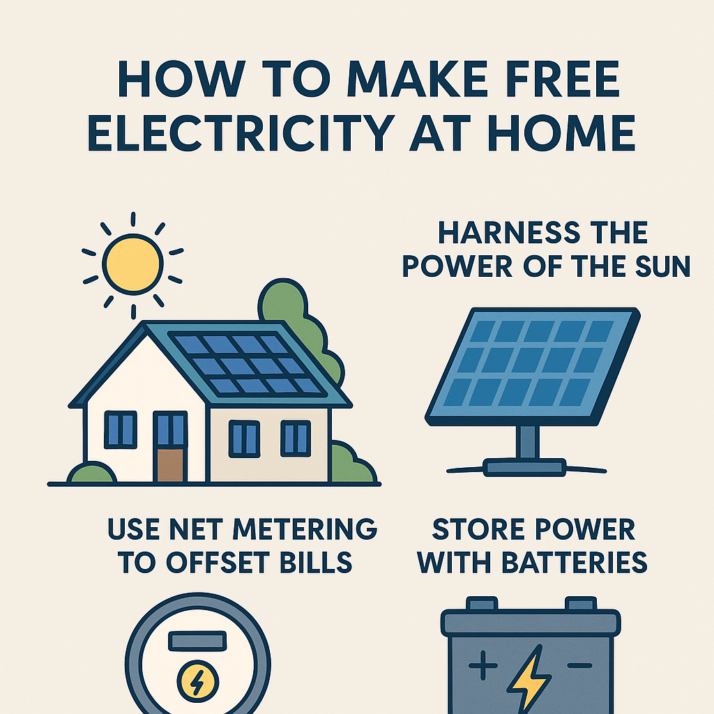 how to make free electricity at home