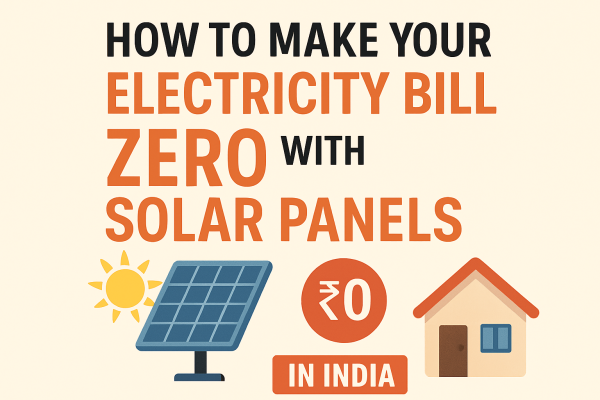 how to make electricity bill zero