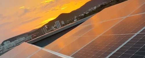 Solar panel installation