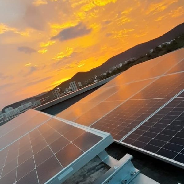 Solar panel installation